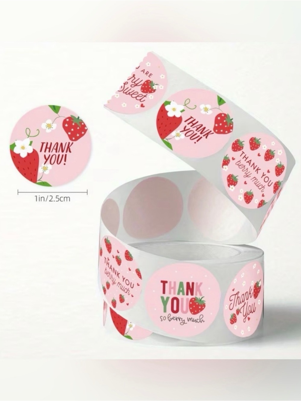 590pc Bundle: 25 Poly Mailers, 40 Fragile Stickers, 25 Cards & 500 Stickers - Picture 14 of 16